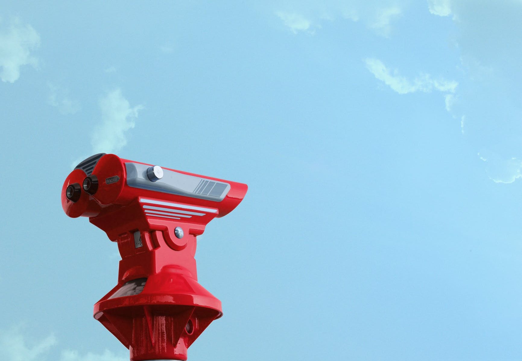 binocular blue sky daylight discovery